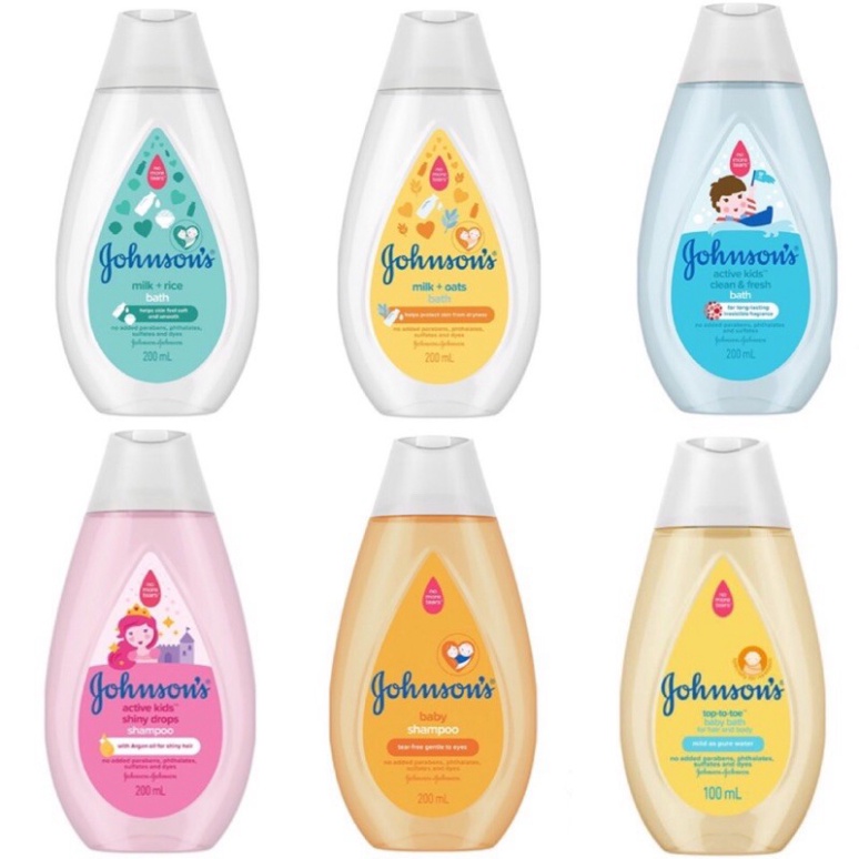 Sữa tắm / Dầu gội Johnson’s Baby Chai 200ml - Dùng cho cả mẹ và bé -Chính Hãng