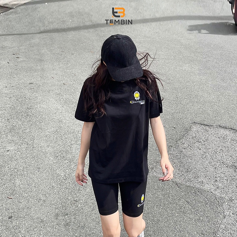Áo Champion - Cotton - Áo Thun Form Rộng - Logo Thêu - Champion