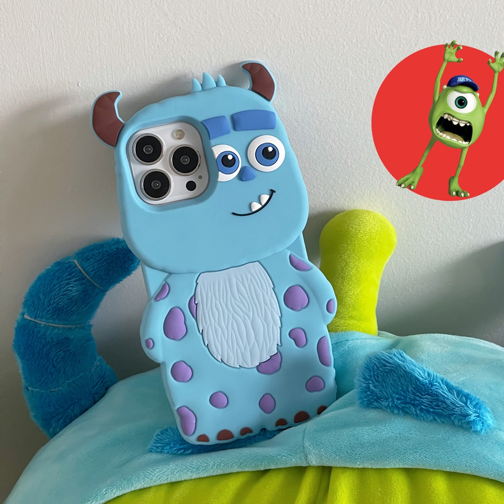 Ốp Điện Thoại Silicon Họa Tiết Hoạt Hình Blue Sulley Cho iphone 14 13 12 11 pro xr x xs max 7 8 6 6s plus