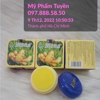 Kem nghệ biona sạch mụn, sạch thâm 3gr