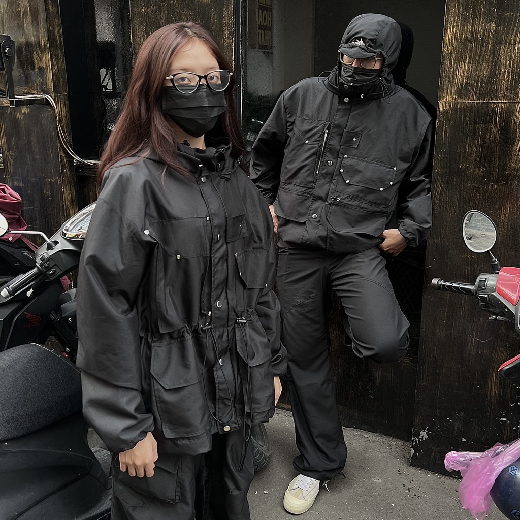 Áo Khoác Dù Dài Thiết Kế - Hungocb Studio