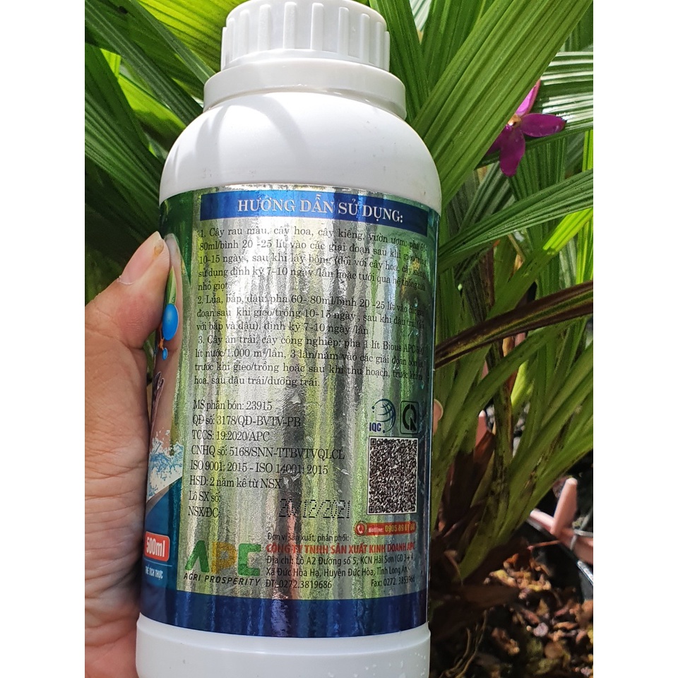 FISH BIO PHÂN CÁ KHÔNG MÙI THỂ TÍCH 500ML  -Mai Huy