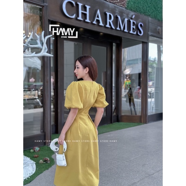 Đầm Nơ Trước Dài