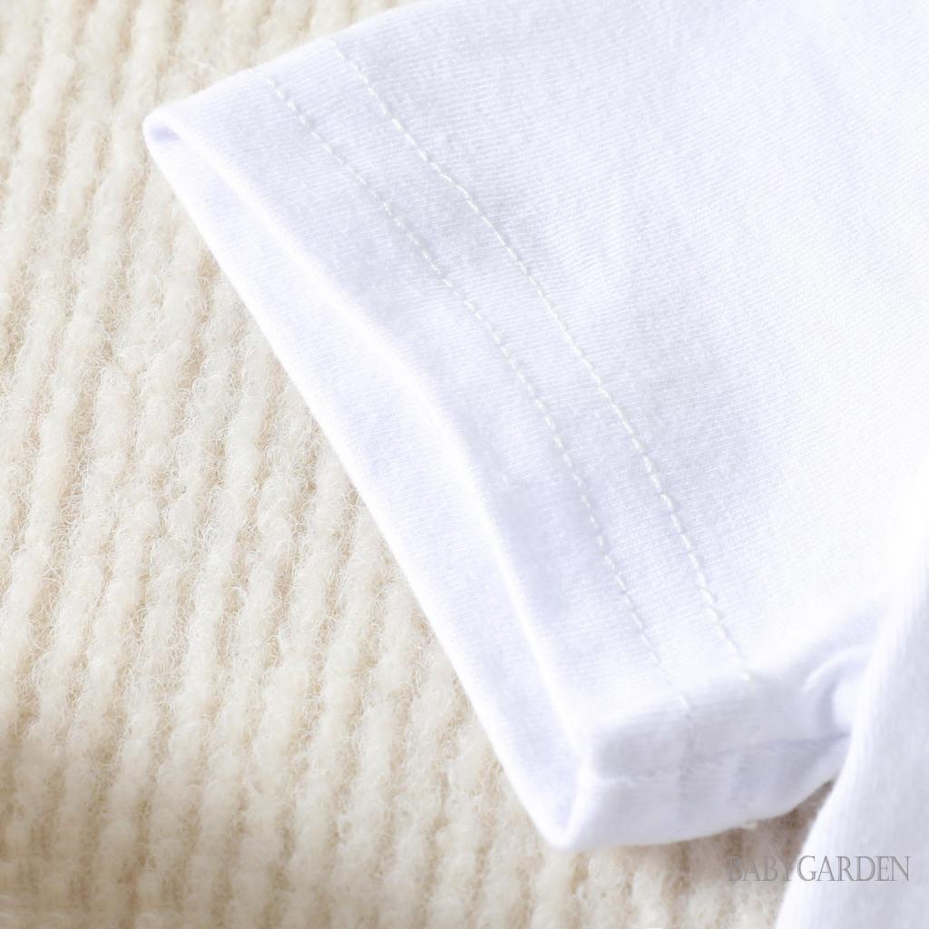 Set Áo Thun Tay Ngắn In Hình Thỏ + Quần Short Lưng Thun + Băng Đô Cài Tóc Thời Trang Cho Bé Gái 0-24 Tháng Tuổi