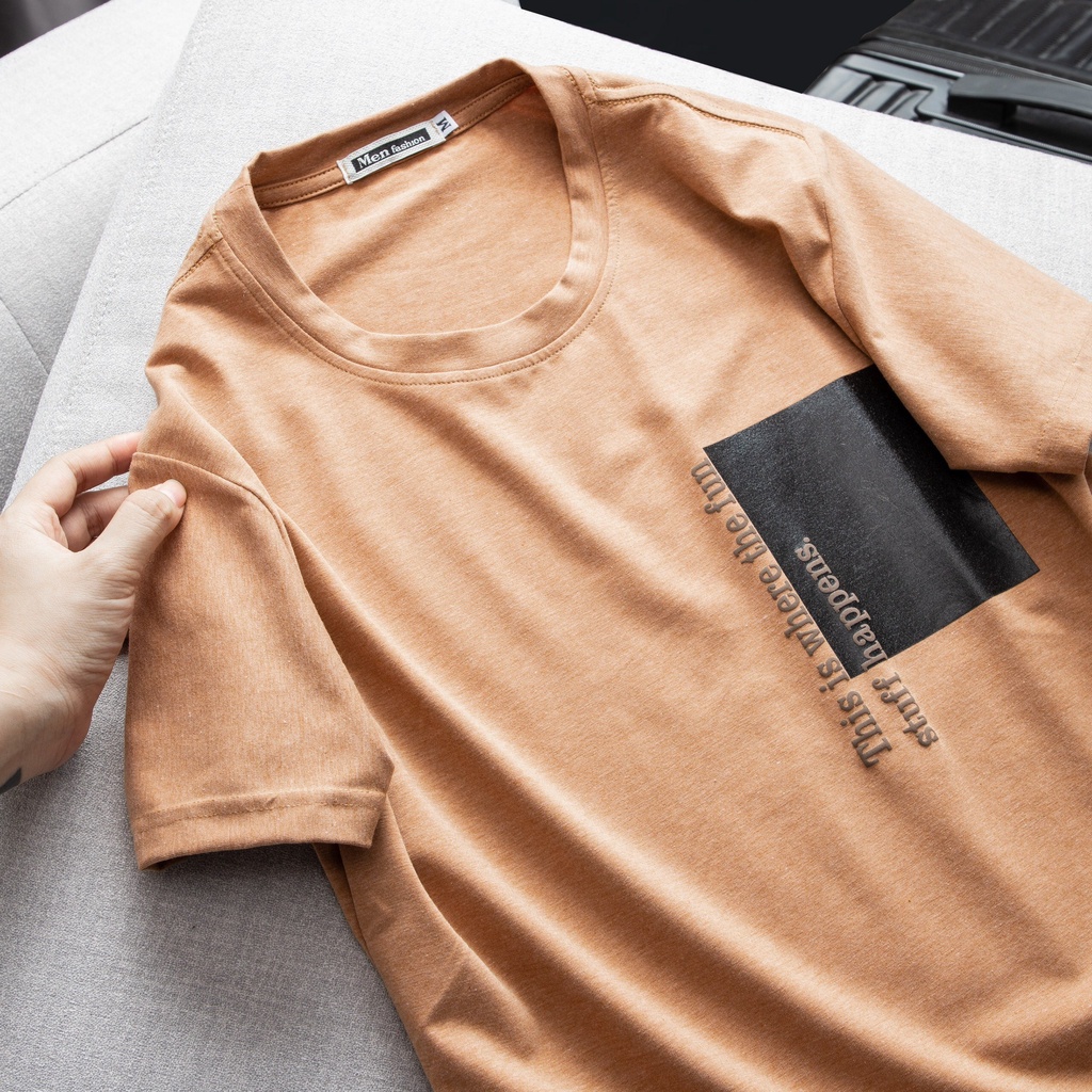 ÁO THUN NAM CỔ TRÒN - Pass Strong