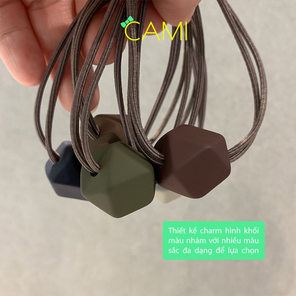 Thun buộc tóc, chất liệu thun chắc chắn, không làm hư hại tóc, thiết kế xinh xắn, dễ thương - Cami - CMPK306