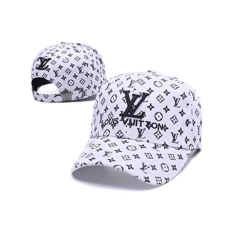Mũ Lưỡi Trai Louis Vuitton X Supreme 100% Chính Hãng Thêu Họa Tiết LV Thời Trang Cho Nữ