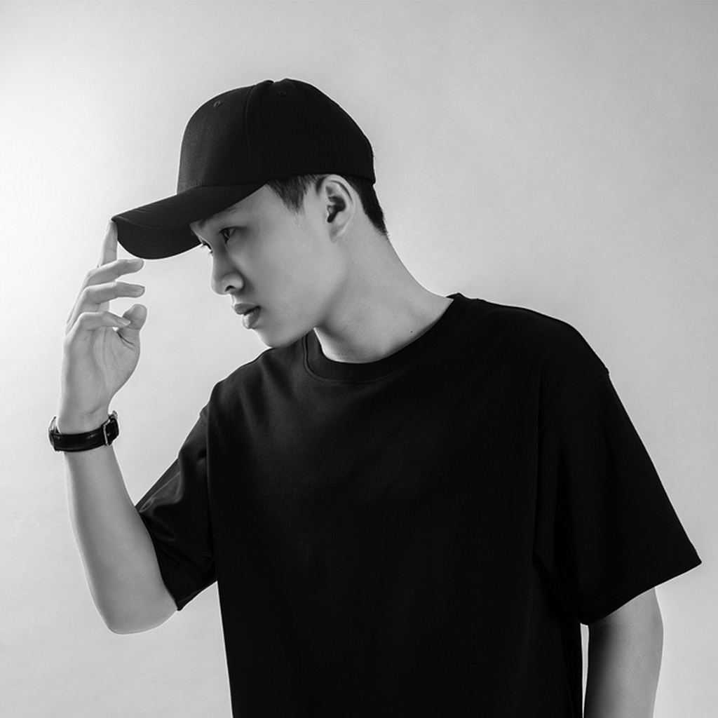 Mũ lưỡi trai thể thao trơn màu đen RECKLESS - CAPMAN chính hãng CM99 basic