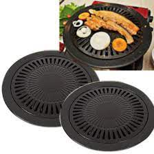 Vỉ Nướng Đa năng Tráng Men Chống Dính Có khay hứng dầu mỡ, nướng trên bếp ga, bếp cồn ,Bếp hồng ngoại (Giadungq12)