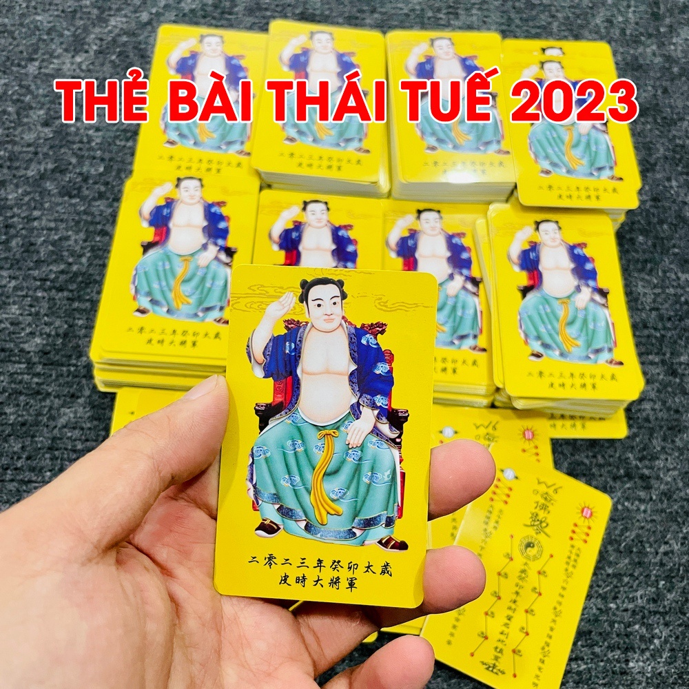 KIM BÀI THÁI TUẾ 2023 CHO 5 TUỔI TÝ - NGỌ - DẬU- MÃO- THÌN [THẺ NHỰA VÀNG]