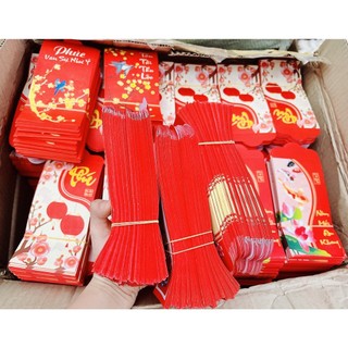 Sỉ combo 500 bao lì xì  Giáp Thìn 2024 đỏ