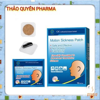 Miếng Dán Chống Xay Tàu Xe Motion Sickness Patch Fobe - hộp 10 miếng