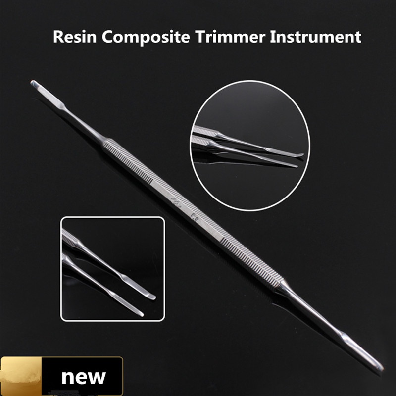 1 Dụng Cụ Làm Sạch Sáp Nha Khoa Hai Đầu Bằng Thép Không Gỉ