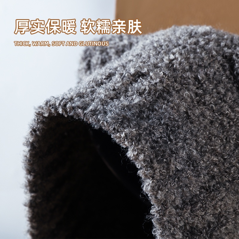 Mũ Len Dệt Kim Dày Dặn Đính Tai Gấu Dễ Thương Thời Trang Mùa Đông Cho Nữ