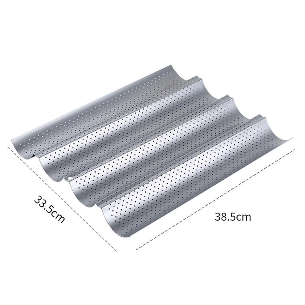 Khuôn Làm Bánh Mì Chịu Nhiệt Hình Gợn Sóng Tiện Dụng Cho Nhà Bếp