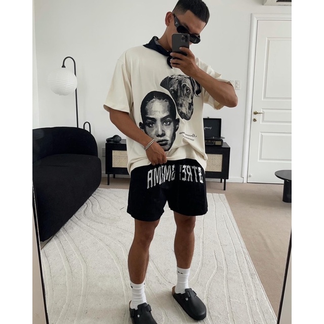 Áo Thun tay lỡ Dog & Face