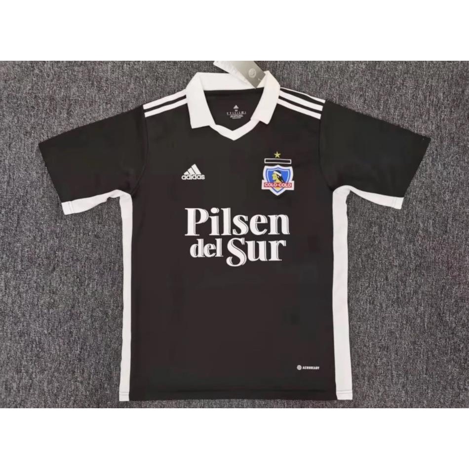 Áo Thun Đá Banh Màu Đen Chất Lượng Cao 2022 / 23 Colo Colo Away Cho Nam