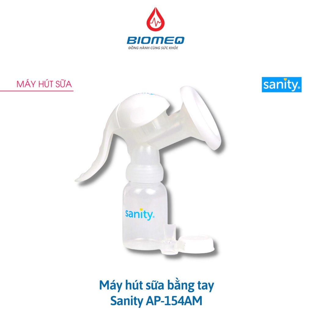 Máy hút sữa bằng tay Sanity AP-154AM thiết kế nhỏ gọn hút êm không gây đau rát