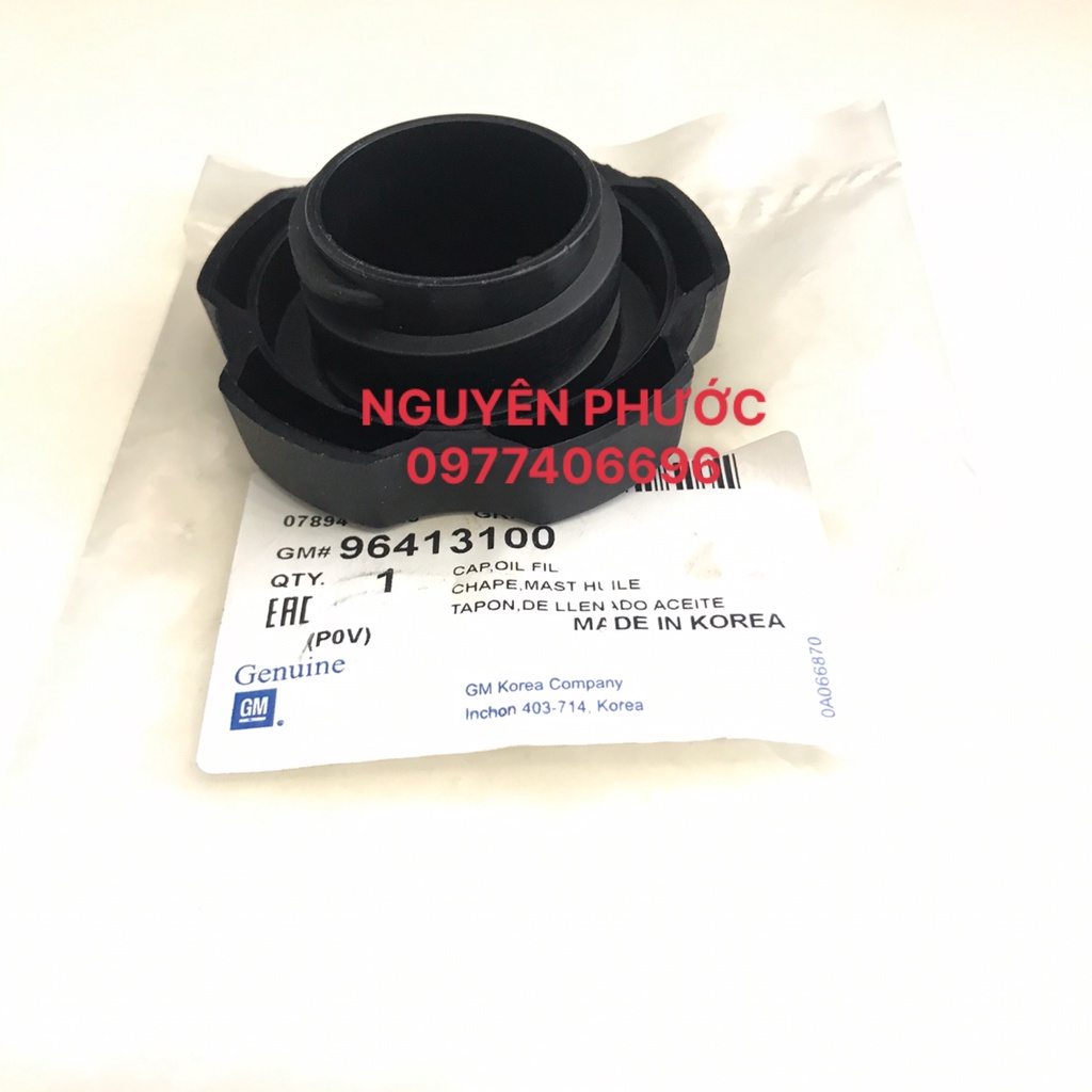 96413100 - Nắp đổ dầu máy LACETTI, GENTRA, LANOS... Hàng xịn chính hãng GM