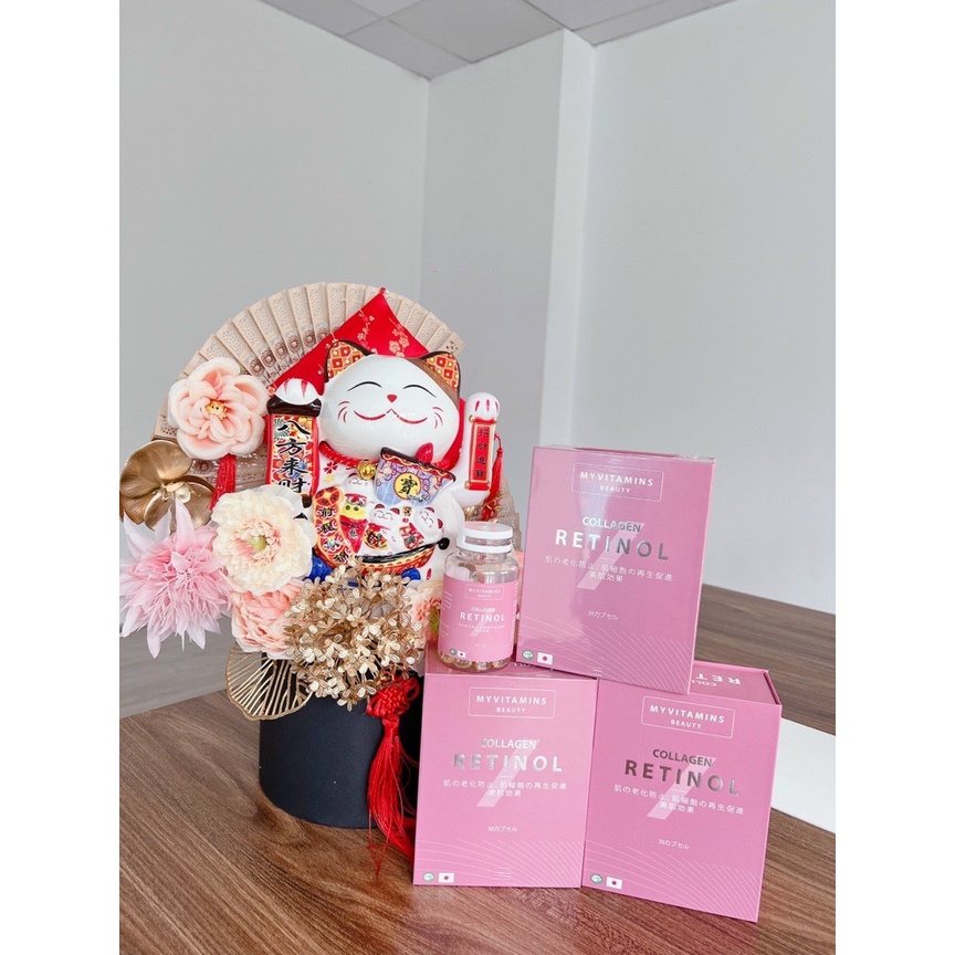 Viên uống Retinol Myvitamins UK 30 viên, giảm lão hóa giúp đẹp da