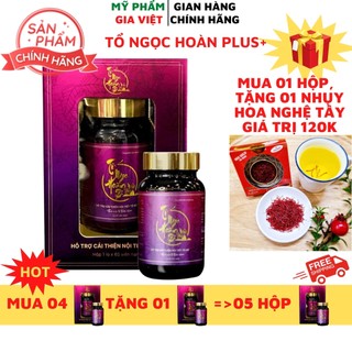 Viên trắng da tố ngọc hoàn plus+ trắng da - sạch nám tàn nhan - sạch mụn chỉ sau 14 ngày - hộp 60 viên