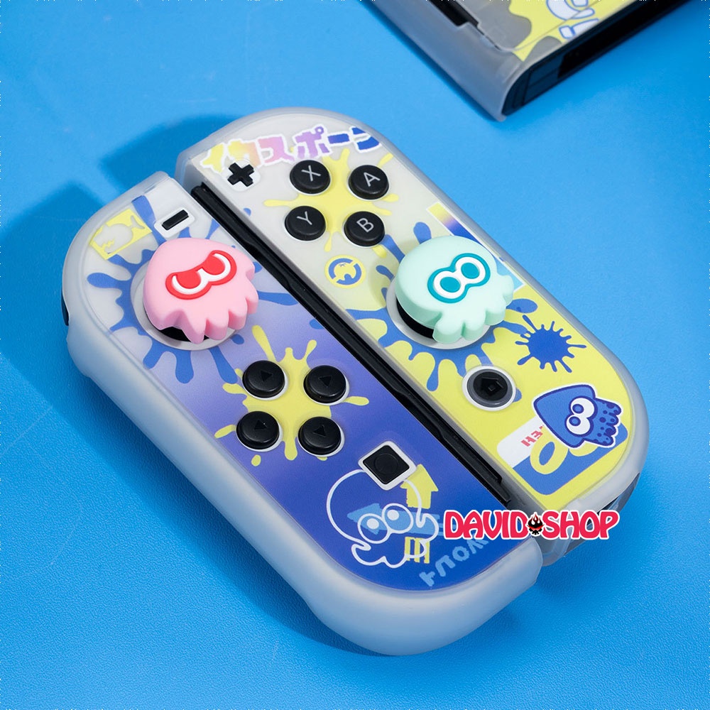 Núm bọc analog Splatoon 3 cao cấp cho Joy-Con - Nintendo Switch OLED, V1, V2, Lite