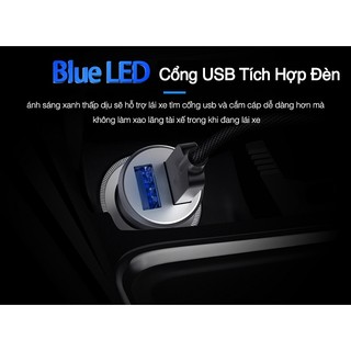 Củ sạc Ôtô 2 đầu USB 5V/2A Bagi CC-O52