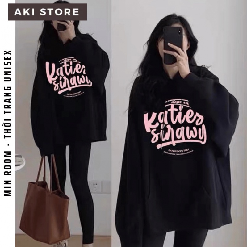 Áo hoodie Lông Cừu Dáng Rộng plus size unisex