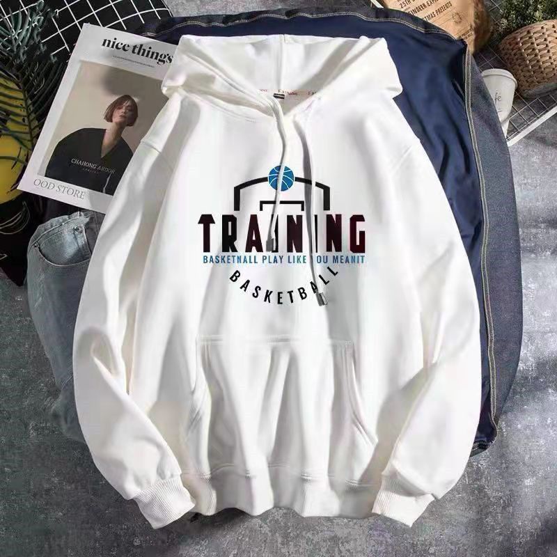 Áo Hoodie Bóng Rổ Dáng Rộng Giữ Ấm Mùa Đông Cho Nam
