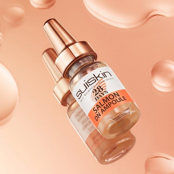 Serum cá hồi Suiskin 28 Days Salmon DN Ampoule Hàn Quốc 2ml Mit Beauty phục hồi ngăn ngừa lão hóa da