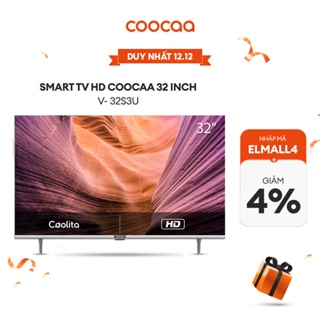 Hình ảnh [Mã ELBAU4 giảm 4% đơn 500K] Smart TV HD Coocaa 32 Inch Wifi - Model 32S3U - Miễn phí lắp đặt chính hãng