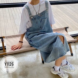 VÁY YẾM JEANS BIGSIZE CAO CẤP