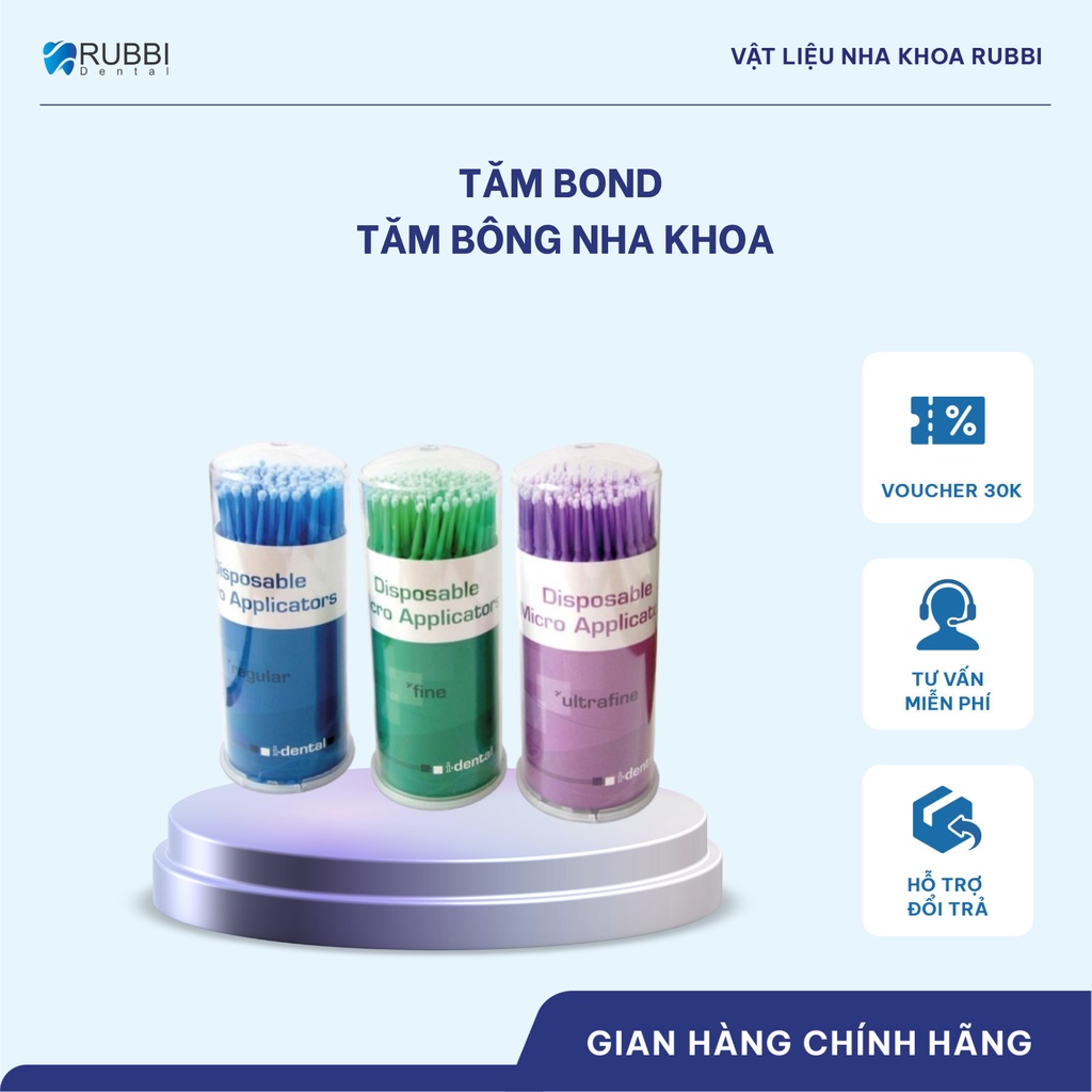 Tăm bond tăm bông nha khoa, spa gắn đá, tháo mi