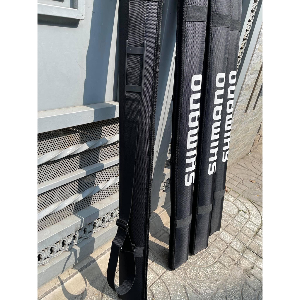 Combo túi Shimano và bao đựng cần câu Shimano thể thao chuyên dụng câu lure AnhKhoaFishing