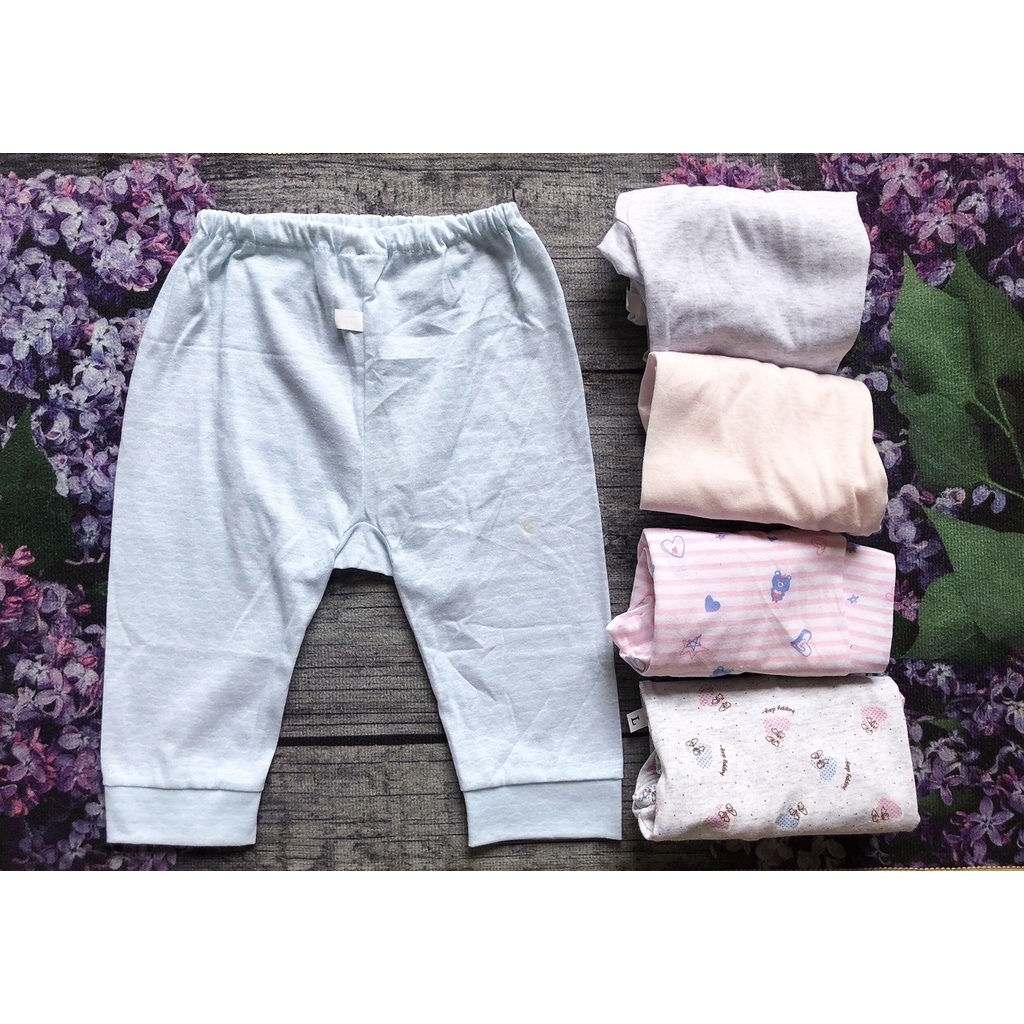 Quần chục cotton dài cho bé gái, bé trai 10-12kg, hàng xuất Hàn