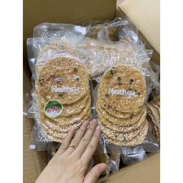 Cơm cháy mắm hành Natha Ngon