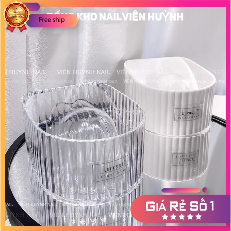 Bát ngâm tay làm nail cao cấp loại xịn