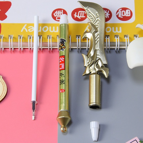 Bút Bi Viết Tạo Hình Thanh Long Đao Siêu Độc Đáo - Bút Bi Viết Văn Phong Mực Đen