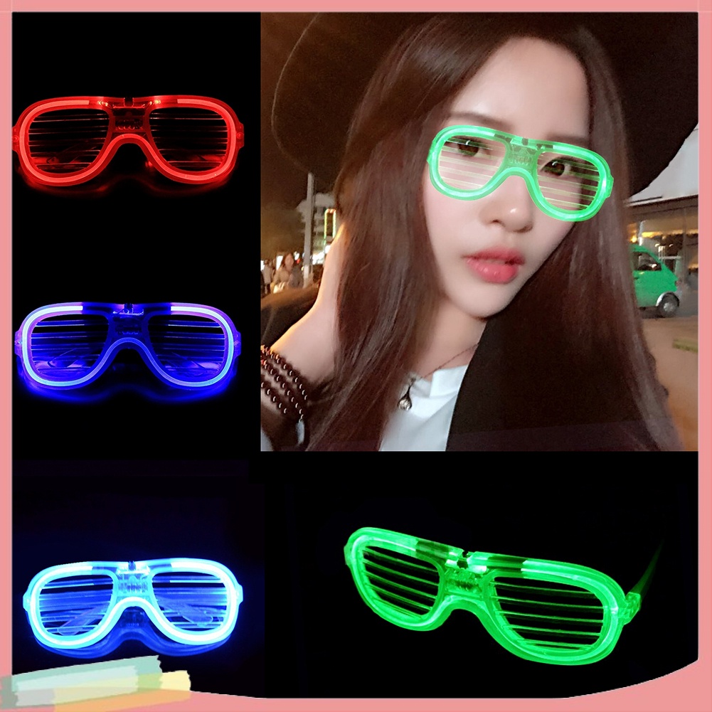 Mắt kính dự tiệc gắn đèn LED với 3 chế độ sáng độc đáo thú vị