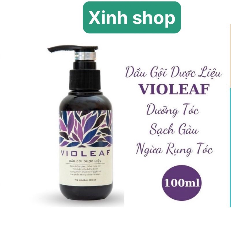 ✅ hot✅ dầu gội dược liệu dành cho nữ Violeaf dưỡng tóc và ngăn rụng tóc chai 100ml