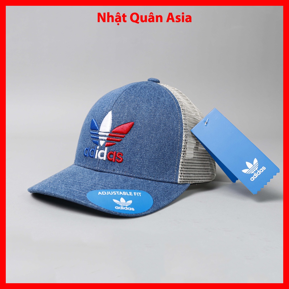 Nón lưỡi trai Adidas Original Vintage logo 3 màu phối lưới - Nhật Quân Asia nhatquanasia capman