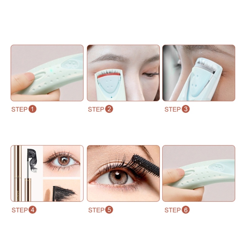 Dụng Cụ Uốn Cong Lông Mi Bằng Nhiệt Chạy Điện YOUYO