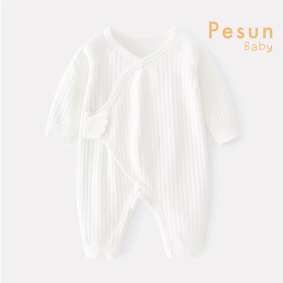 Bodysuit Thu Đông Cánh Thiên Thần Cho Bé 0-6 Tháng Tuổi
