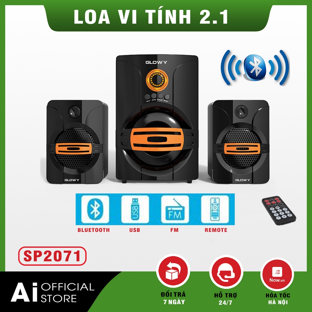 Loa vi tính 2.1 Gloway SP-2071 Chính hãng – Bluetooth / FM / SD/ USB – Bảo Hành 12 tháng!!!