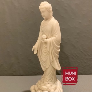Tượng Phật A Di Đà bột đá đứng cao 24cm