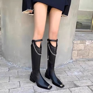 Boot da phối xích mũi kim loại [ Hàng order ]