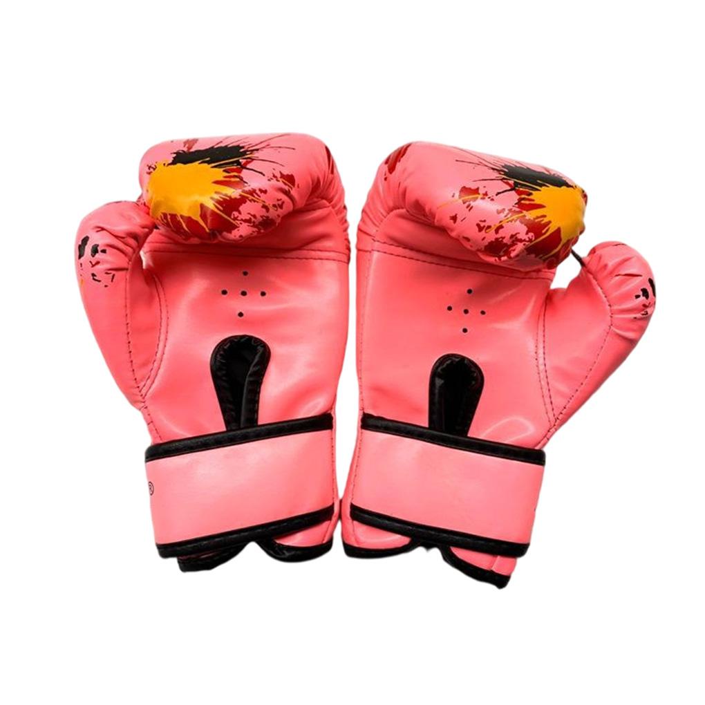 Găng Tay Đấm Bốc Màu Trơn Mềm Mại Thoáng Khí Thoải Mái Dành Cho Trẻ Em 3-10 Tuổi