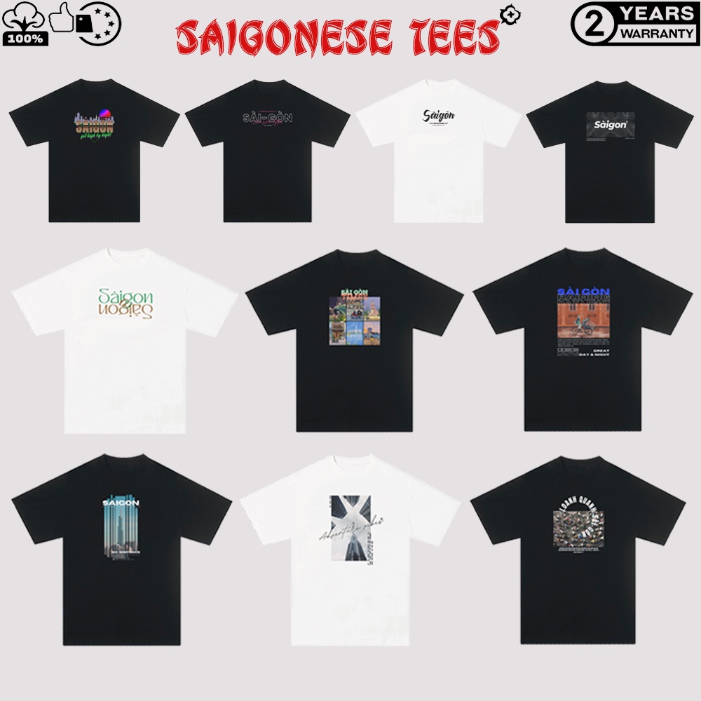 Bst Saigonese Tees - Áo Thun Nam Nữ Saigon From Rộng Chất Cotton Dày Mịn Chuẩn 220gsm Unisex Local Brand Overisze Tshirt