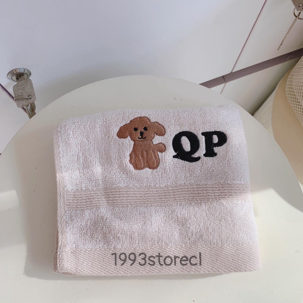 Khăn thêu tên kèm sticker  theo yêu cầu xinh xắn đáng yêu size 30x48cm thích hợp cho bé mầm non đi học