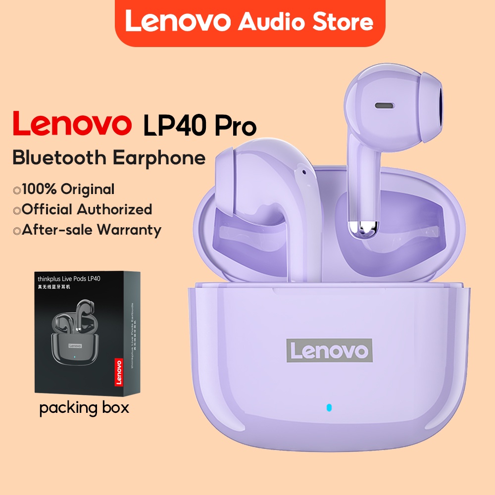 Tai Nghe Bluetooth Lenovo LP40 Pro Bluetooth 5.1 có chất lượng âm thanh tốt và tích hợp micro